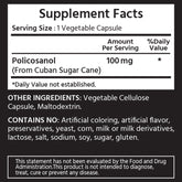 쿠바산 사탕수수 폴리코사놀 100 mg